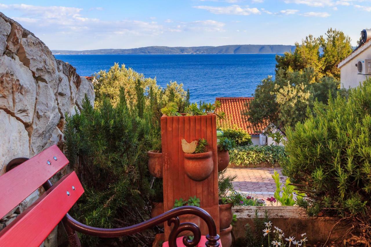 Holiday Home Lola, Sea On A Palm! Heated Pool トロギール エクステリア 写真